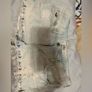 Hollister jean shorts - very short lol